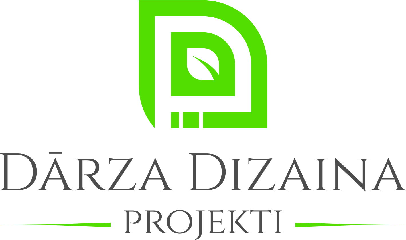 DD Projekti logo — dārza dizaina un apzaļumošanas uzņēmums Latvijā
